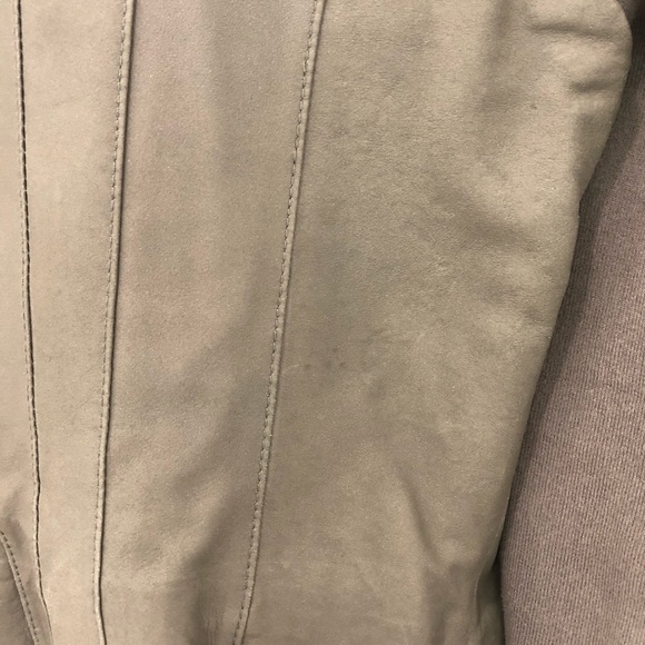 BCBG “Sienna” drape front leather jacket - Picture 12 of 12